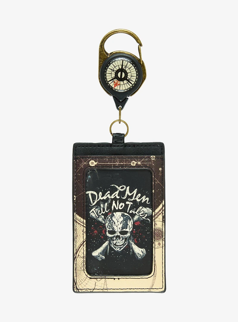 Disney Pirates of the Caribbean Map Retractable Lanyard — BoxLunch Exclusive