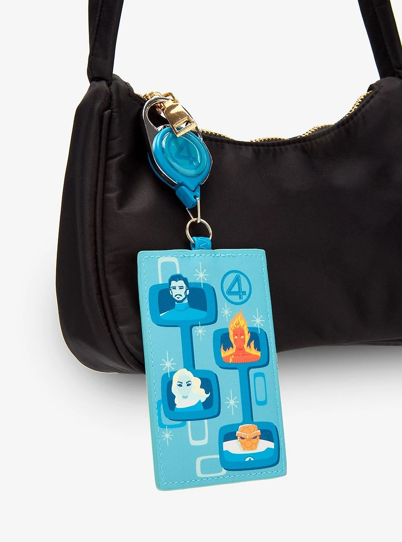 Loungefly Marvel The Fantastic Four: First Steps Retro Retractable Lanyard — BoxLunch Exclusive
