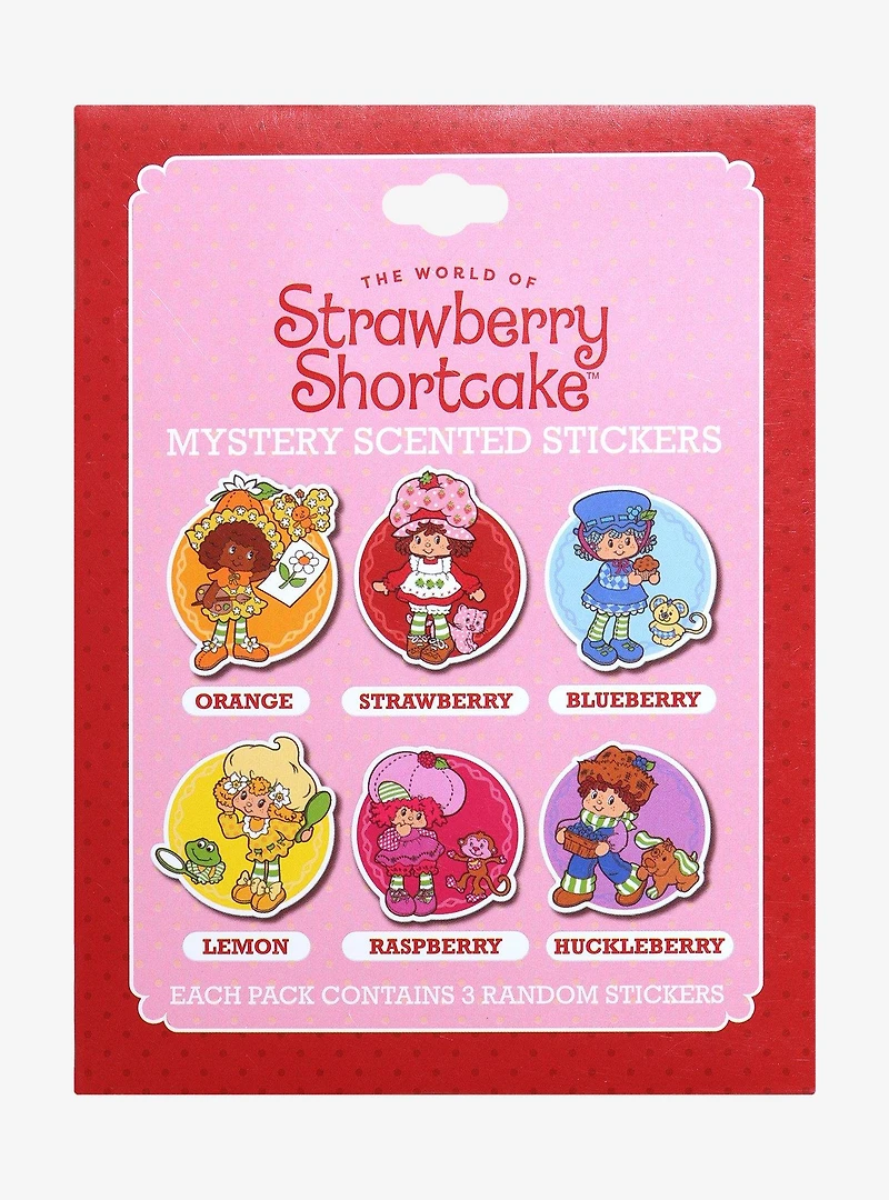 Strawberry Shortcake Scented Blind Sticker Set