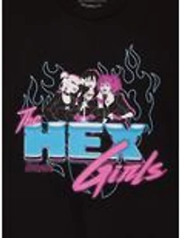 Scooby-Doo! The Hex Girls Flame Portrait Cropped Women's T-Shirt - BoxLunch Exclusive