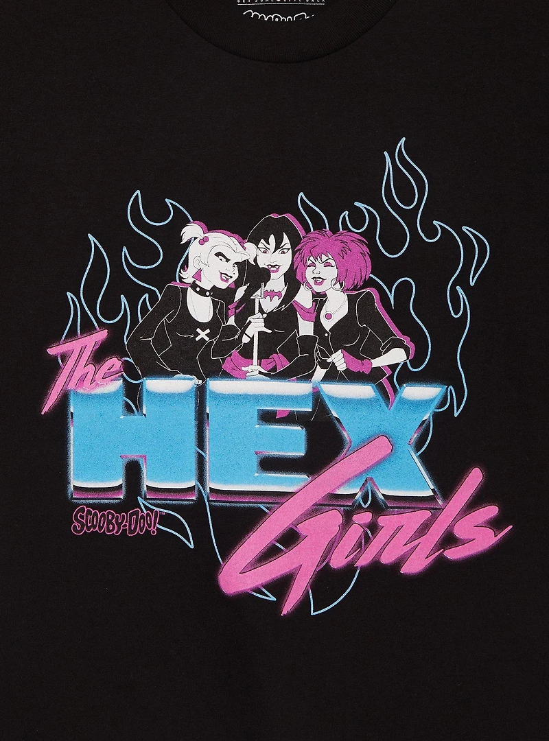 Scooby-Doo! The Hex Girls Flame Portrait Cropped Women's T-Shirt - BoxLunch Exclusive