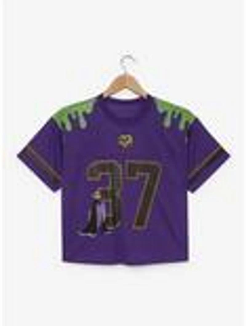 Disney Snow White and the Seven Dwarfs Evil Queen Women's Cropped Football Jersey - BoxLunch Exclusive