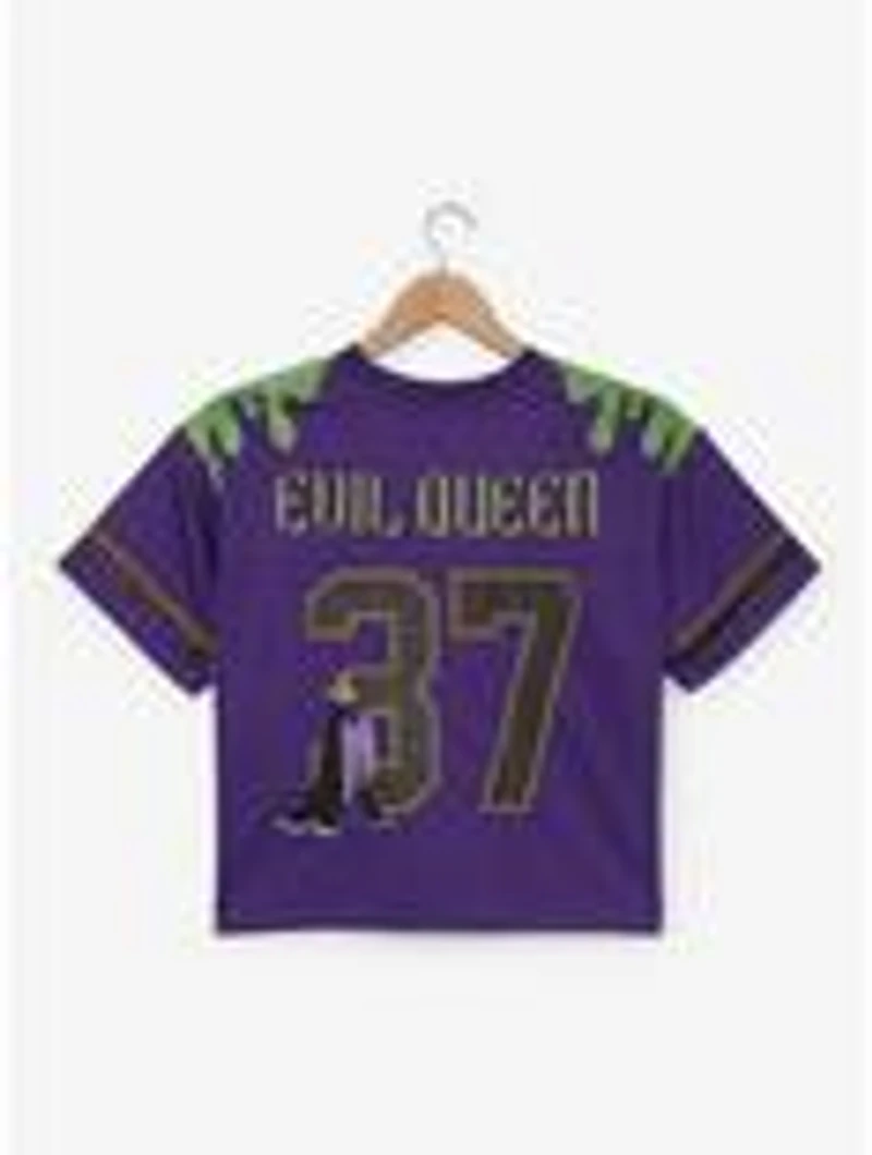 Disney Snow White and the Seven Dwarfs Evil Queen Women's Cropped Football Jersey - BoxLunch Exclusive