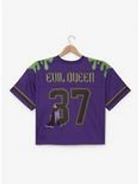 Disney Snow White And The Seven Dwarfs Evil Queen Women's Plus Cropped Football Jersey - BoxLunch Exclusive