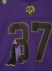 Disney Snow White And The Seven Dwarfs Evil Queen Women's Plus Cropped Football Jersey - BoxLunch Exclusive