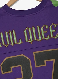 Disney Snow White And The Seven Dwarfs Evil Queen Women's Plus Cropped Football Jersey - BoxLunch Exclusive