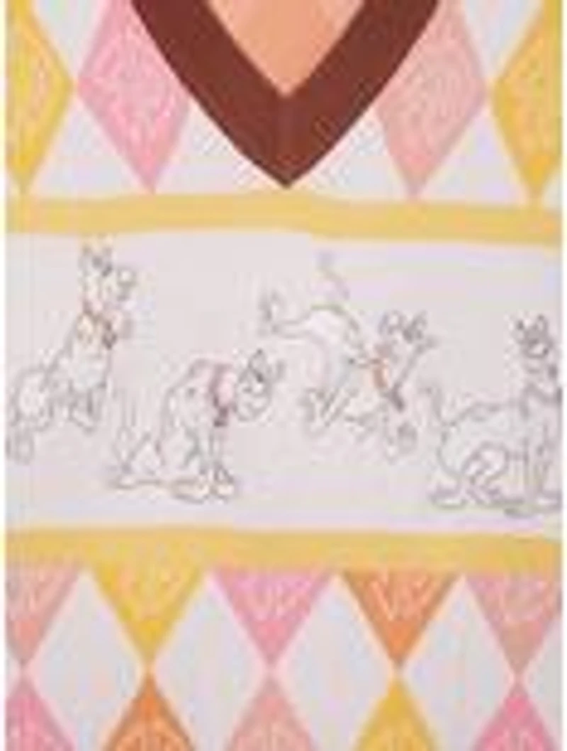 Scooby-Doo! Pastel Scooby-Doo Argyle Women's Sweater Vest - BoxLunch Exclusive