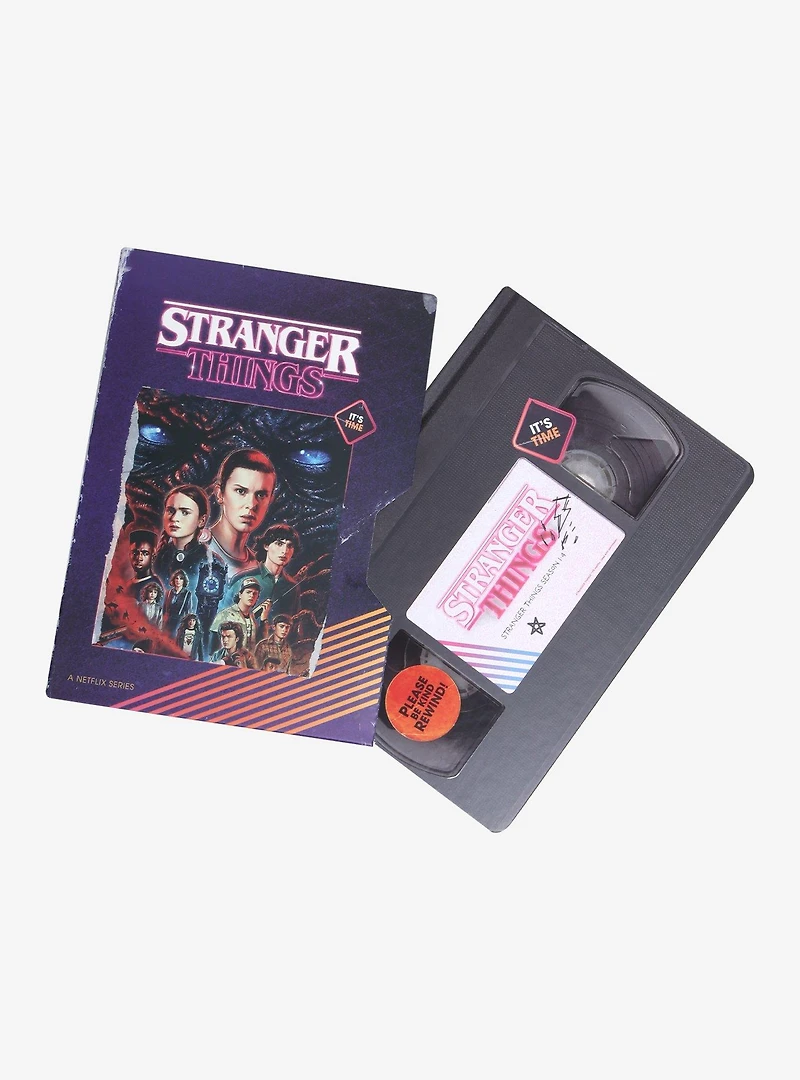 Stranger Things VHS Tape Notebook with Cover