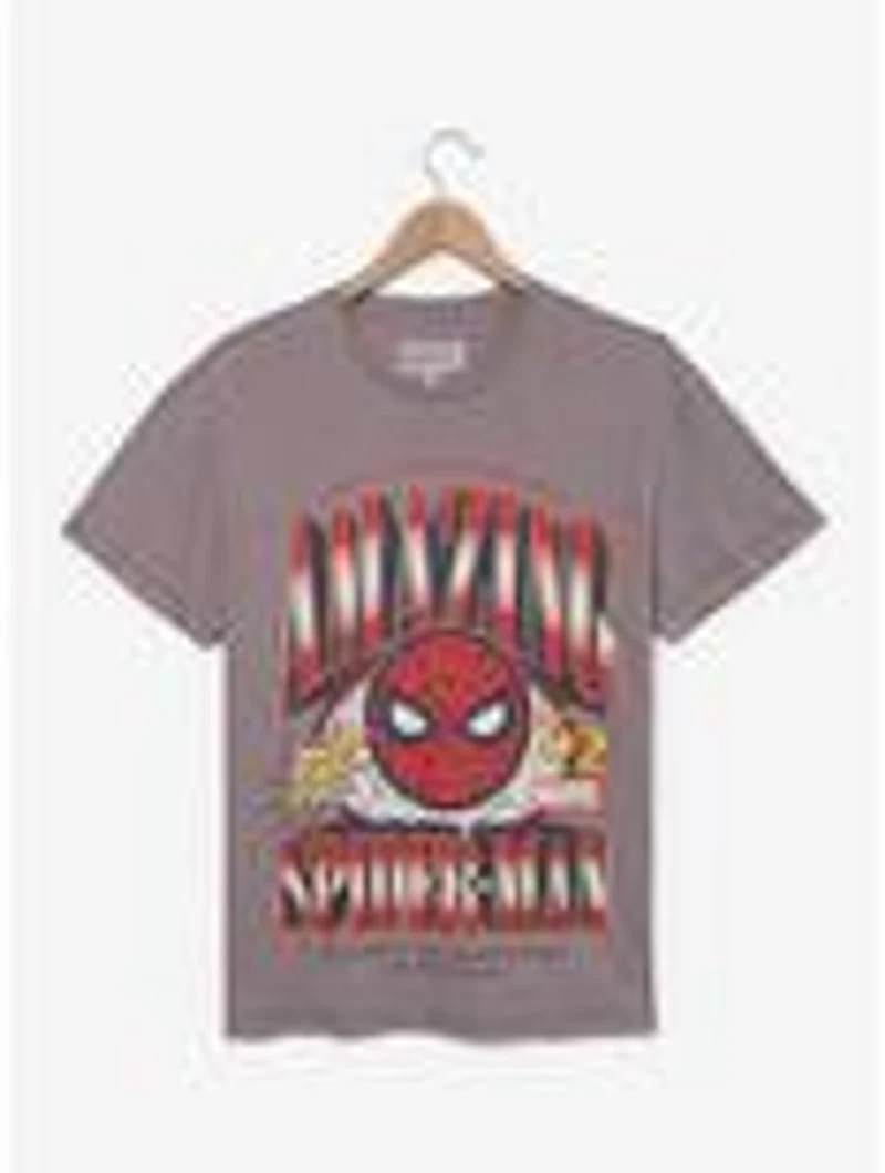 Marvel Spider-Man Logo Boxy T-Shirt - BoxLunch Exclusive