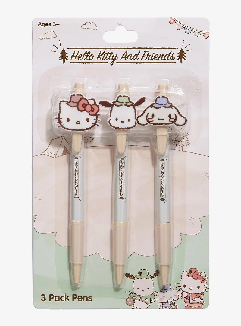 Sanrio Hello Kitty and Friends Camping Pen Set — BoxLunch Exclusive
