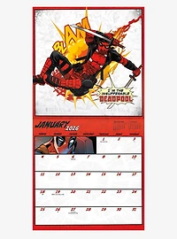 Marvel Deadpool 2026 Wall Calendar
