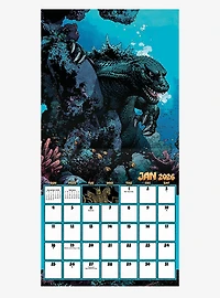 Godzilla 2026 Wall Calendar