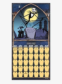 Disney The Nightmare Before Christmas 2026 Wall Calendar