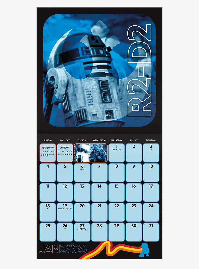 Star Wars 2026 Wall Calendar
