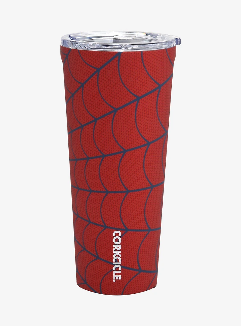 Corkcicle Marvel Spider-Man Webbing Allover Print Travel Mug