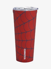 Corkcicle Marvel Spider-Man Webbing Allover Print Travel Mug