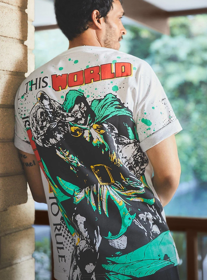 Marvel Doctor Doom Portrait T-Shirt - BoxLunch Exclusive