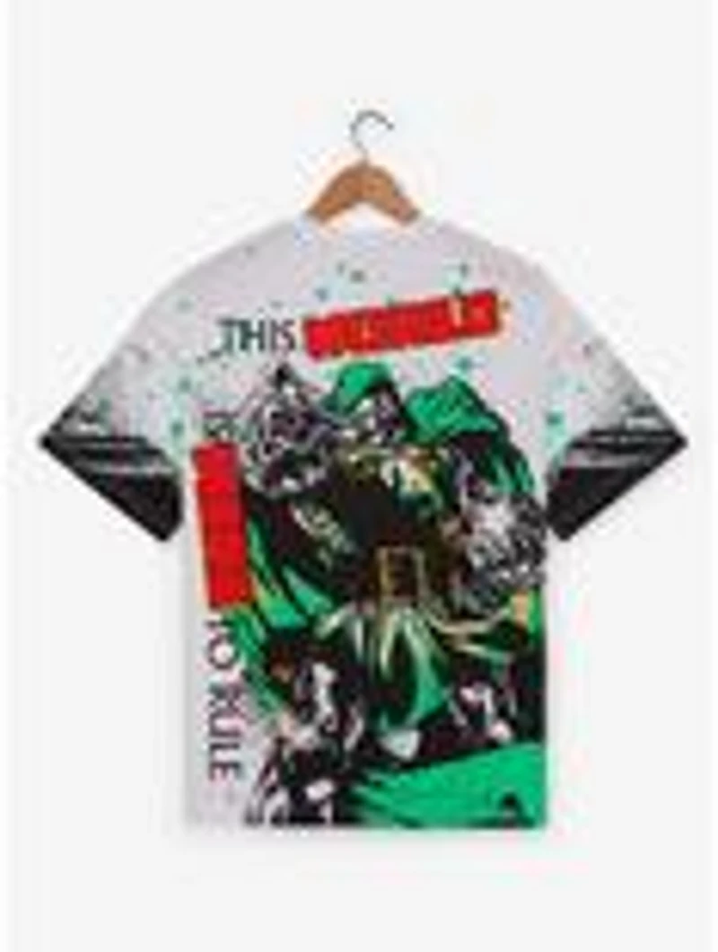 Marvel Doctor Doom Portrait T-Shirt - BoxLunch Exclusive