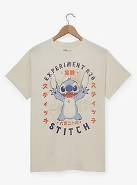 Disney Lilo & Stitch Floral Portrait T-Shirt - BoxLunch Exclusive