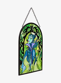Disney Sleeping Beauty Dragon Flames Stained Glass Wall Art - BoxLunch Exclusive