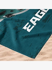 NFL 2025 Super Bowl LIX Philadelphia Eagles Multi Champ Unstoppable Beach Towel