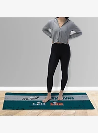 NFL 2025 Super Bowl LIX Philadelphia Eagles Multi Champ Tradition 36x62" Washable Rug