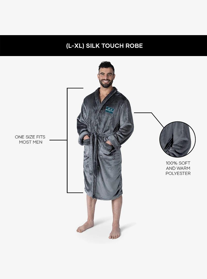NFL 2025 Super Bowl LIX Philadelphia Eagles Multi Champ Reign L/XL Silk Touch Robe