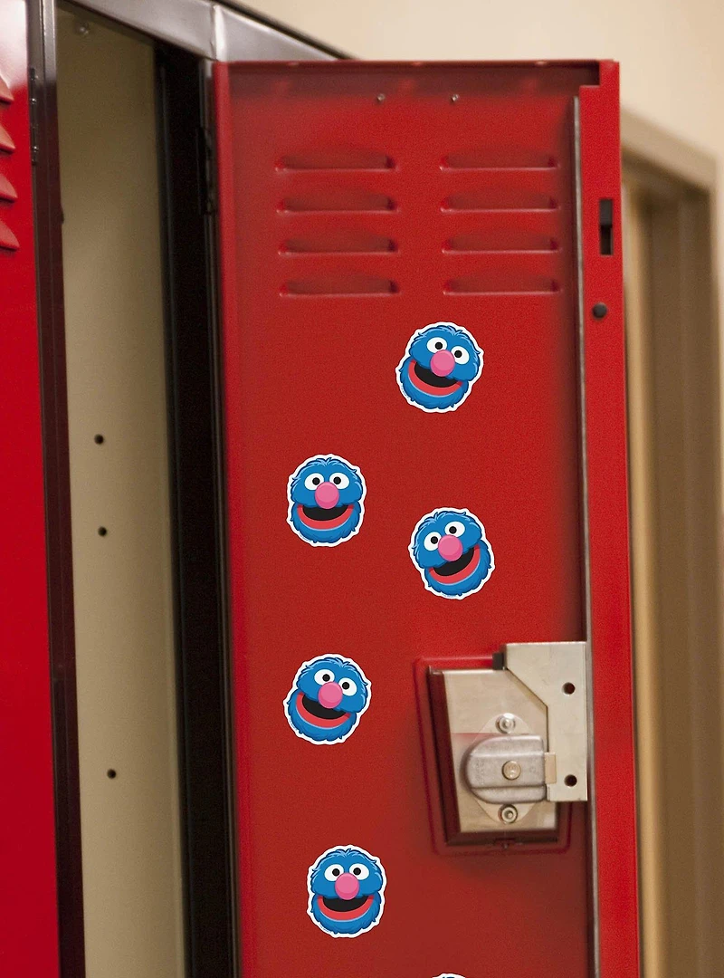 Sesame Street Grover Face Miscellaneous 100ct Sticker Pack
