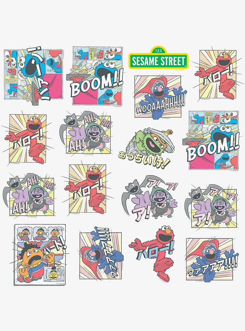 Sesame Street Miscellaneous 100ct Sticker Pack