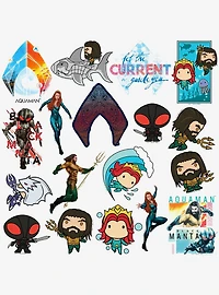 DC Comics Aquaman Movie Miscellaneous 100ct Sticker Pack