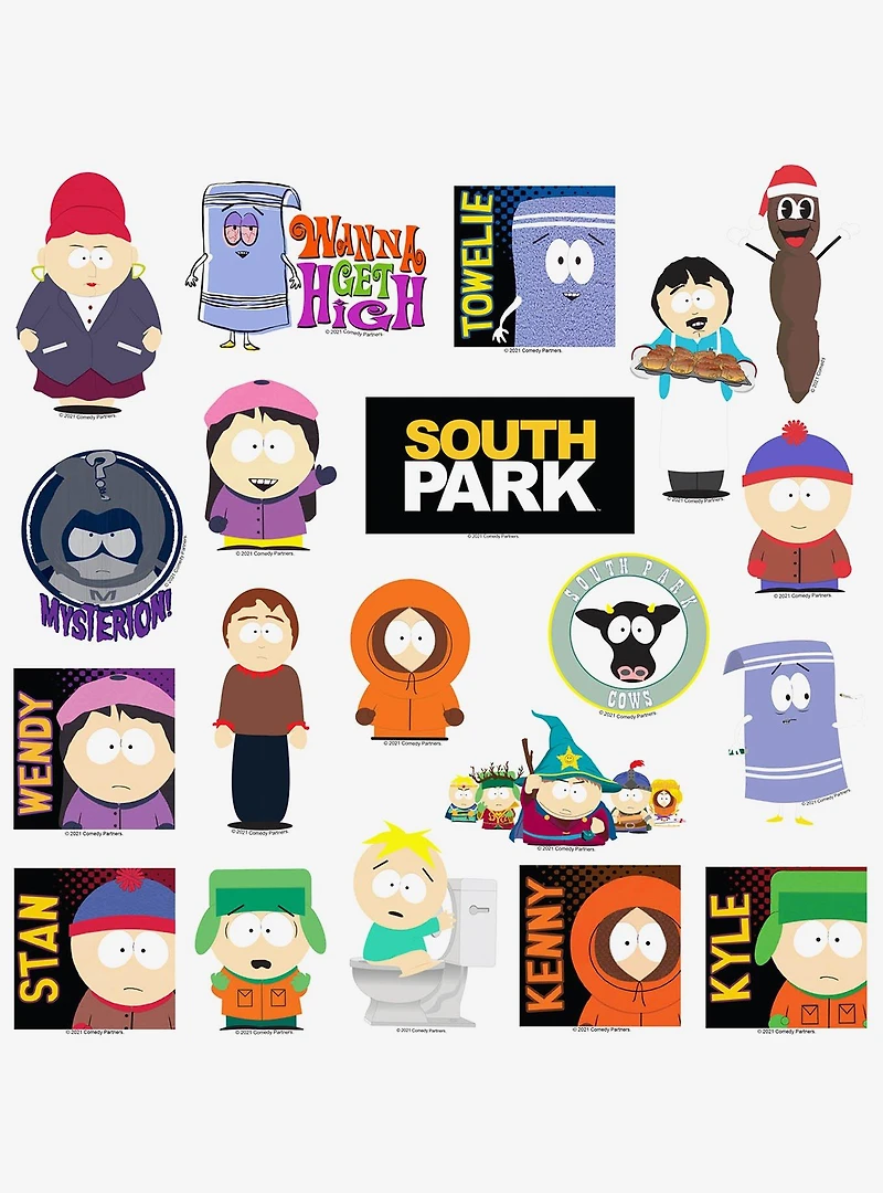 South Park South Park Miscellaneous 100ct Sticker Pack