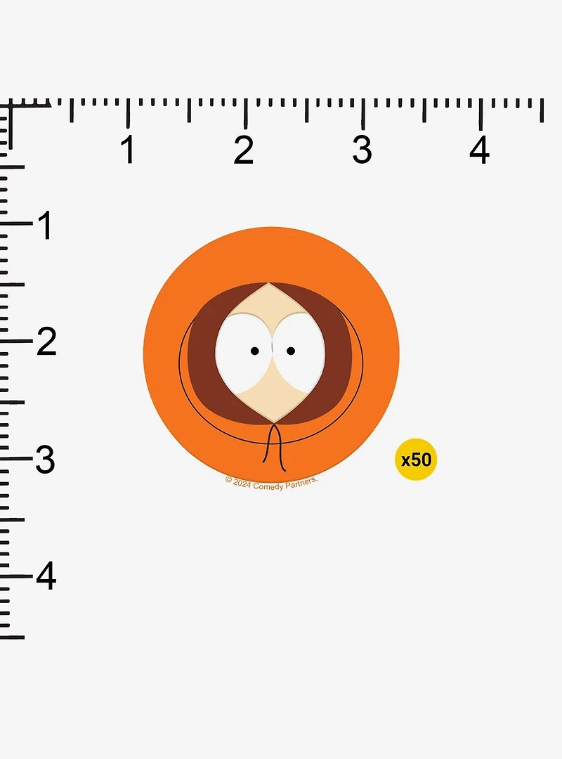 South Park Kenny Face Miscellaneous 100ct Sticker Pack