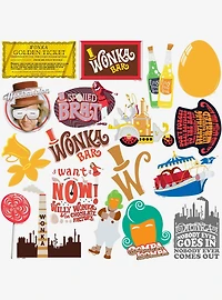 Willy Wonka and The Chocolate Factory Miscellaneous 100ct Sticker Pack