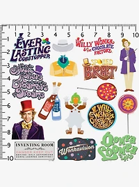 Willy Wonka and The Chocolate Factory Miscellaneous 100ct Sticker Pack