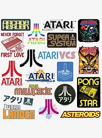 Atari Games Miscellaneous 100ct Sticker Pack