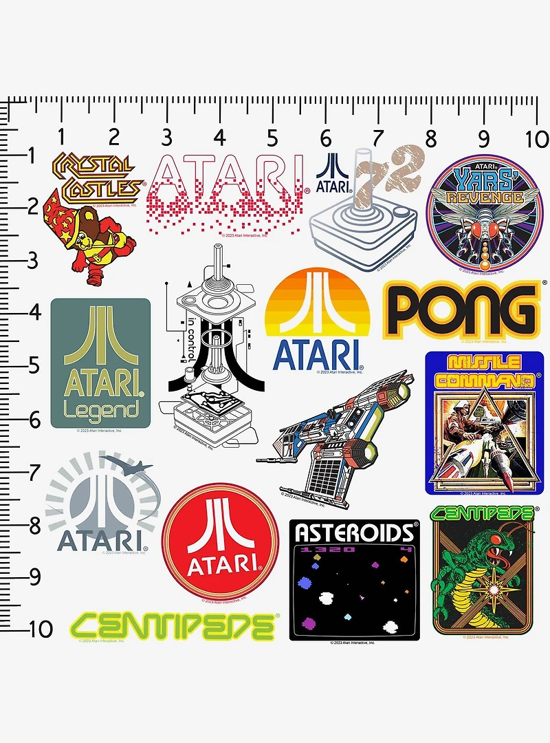 Atari Games Miscellaneous 100ct Sticker Pack