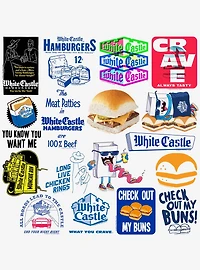 White Castle Miscellaneous 100ct Sticker Pack