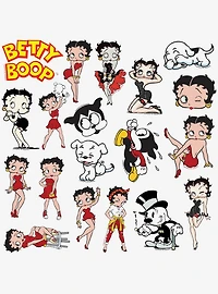 Betty Boop Character Miscellaneous 100ct Sticker Pack