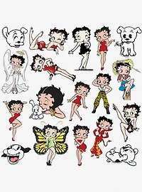 Betty Boop Character Miscellaneous 100ct Sticker Pack
