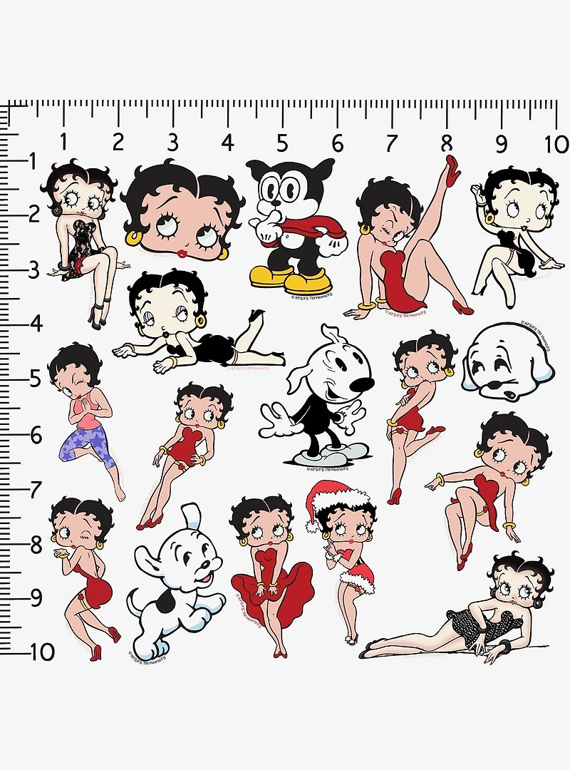 Betty Boop Character Miscellaneous 100ct Sticker Pack