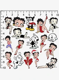 Betty Boop Character Miscellaneous 100ct Sticker Pack
