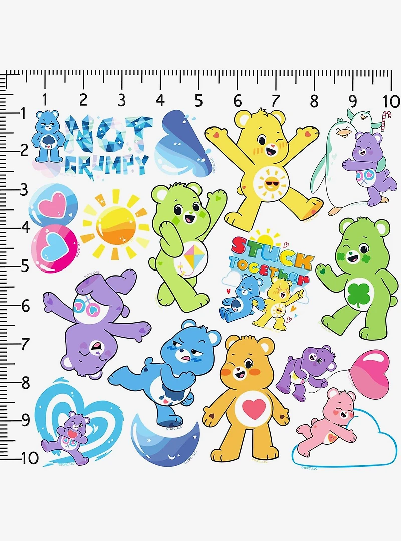 Care Bears Unlock The Magic Variety Miscellaneous 100ct Sticker Pack