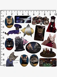 Star Trek: The Next Generation Cats Miscellaneous 100ct Sticker Pack