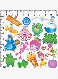 Candy Land Miscellaneous 100ct Sticker Pack