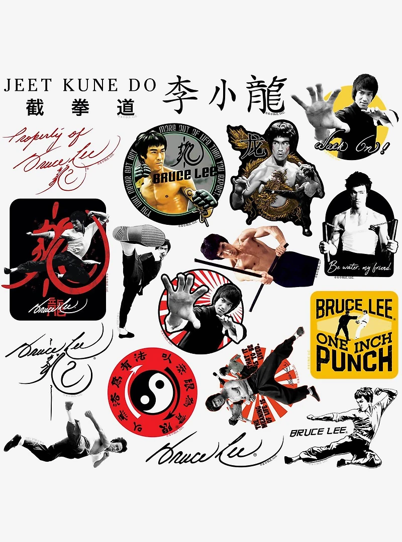 Bruce Lee Miscellaneous 100ct Sticker Pack