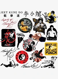 Bruce Lee Miscellaneous 100ct Sticker Pack