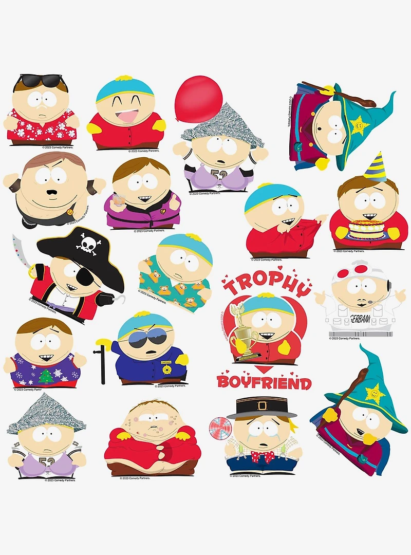 South Park Cartman Miscellaneous 100ct Sticker Pack