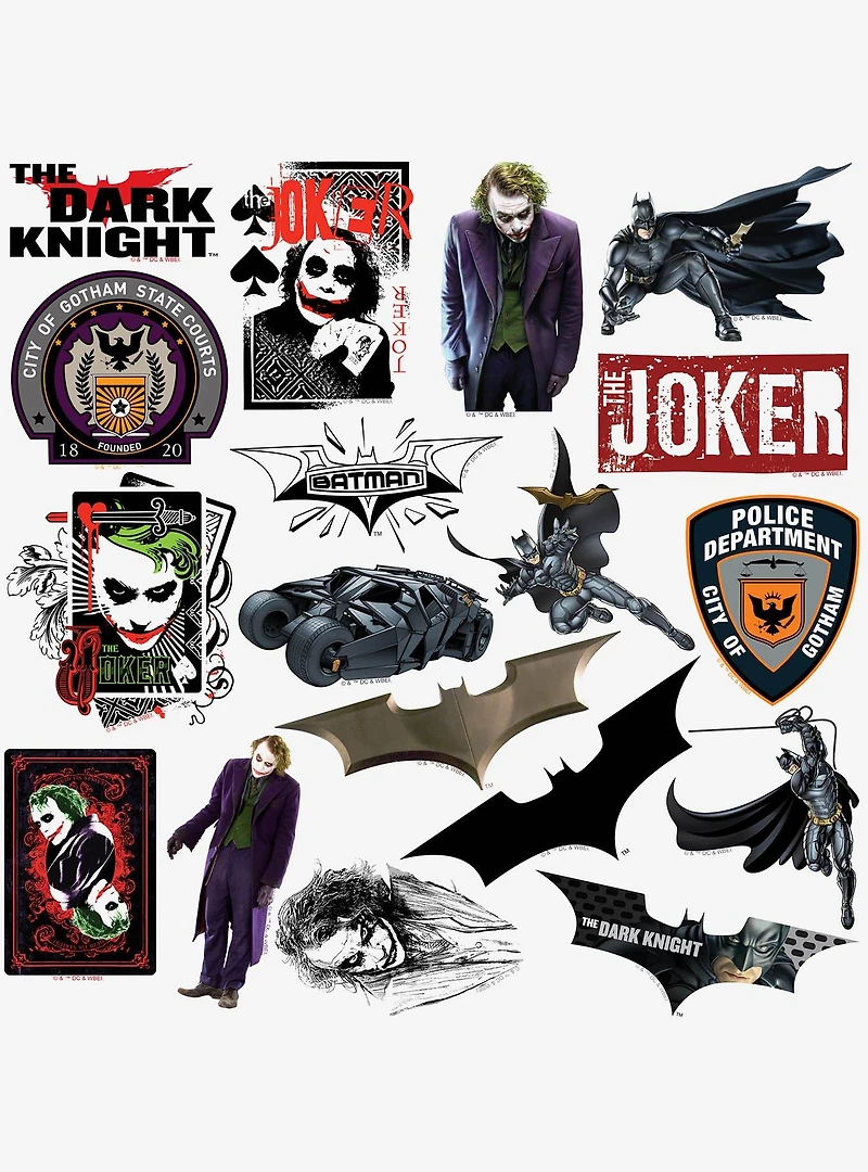 DC Comics Batman Dark Knight Miscellaneous 100ct Sticker Pack