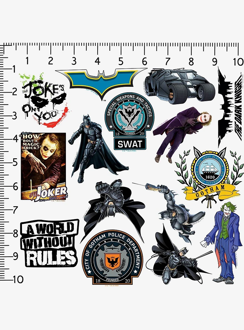 DC Comics Batman Dark Knight Miscellaneous 100ct Sticker Pack