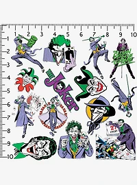 DC Comics Joker Vintage Miscellaneous 100ct Sticker Pack